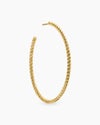 Cablespira® Hoop Earrings in 18K Yellow Gold, 42.3mm Cablespira® Hoop Earrings in 18K Yellow Gold, 42.3mm