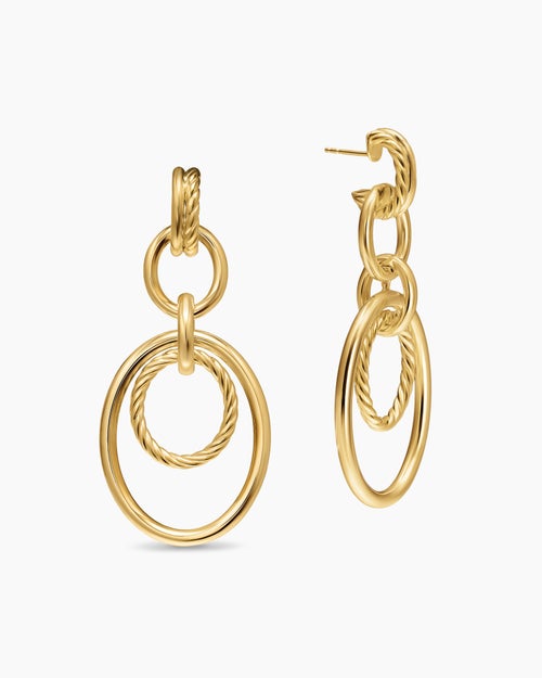 Womens DY Mercer® Mobile Drop Earrings in 18K Yellow Gold, 65.7mm
