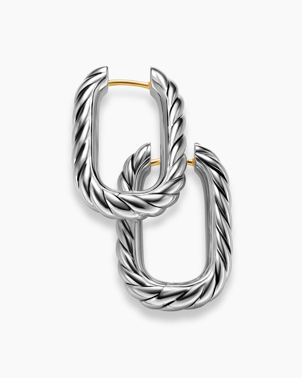 Créoles Cable DY Madison® en argent sterling, 24,3 mm femmes