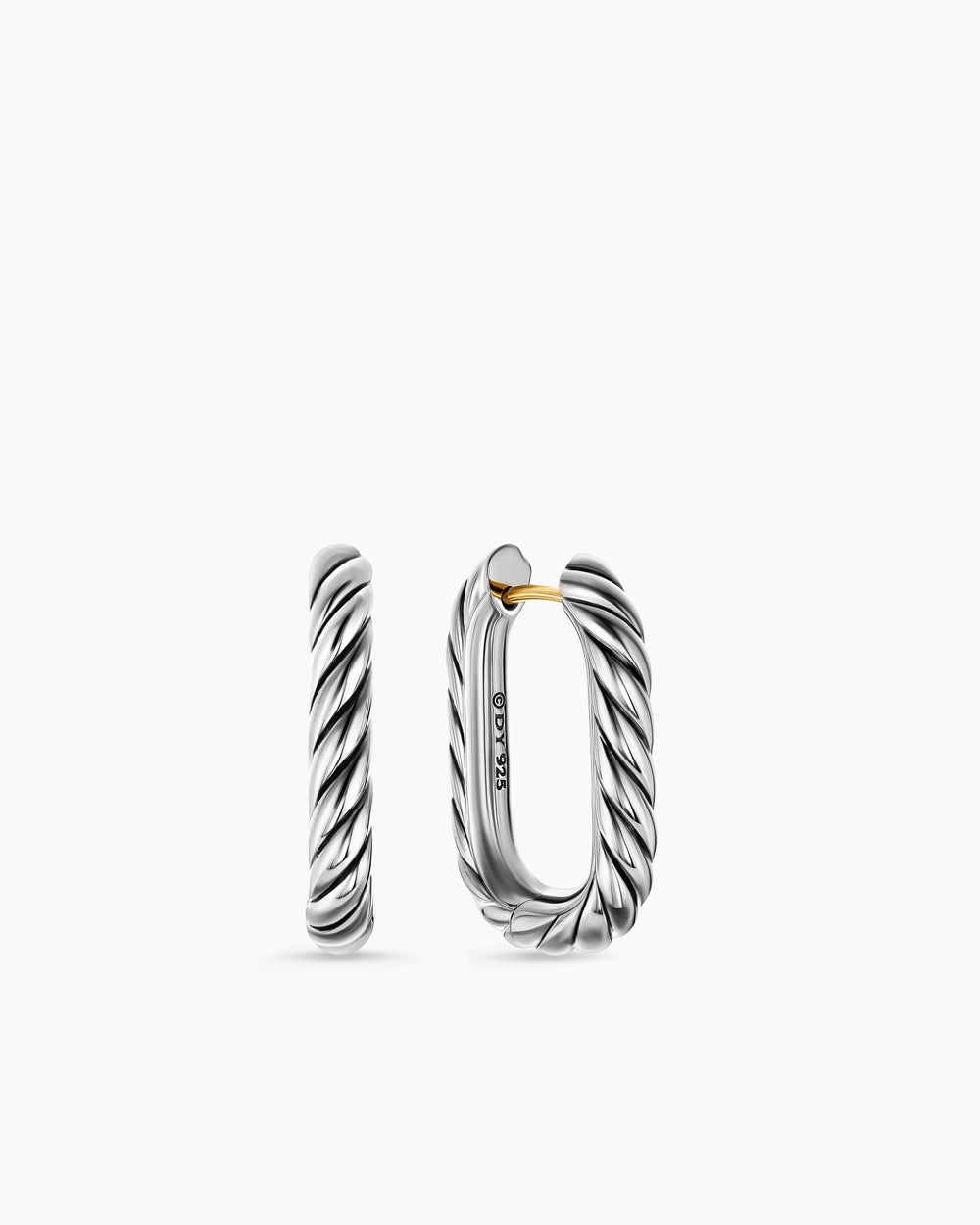Créoles Cable DY Madison® en argent sterling, 24,3 mm femmes