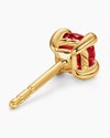 Micro Chatelaine® Stud Earrings in 18K Yellow Gold with Garnet, 4.8mm Micro Chatelaine® Stud Earrings in 18K Yellow Gold with Garnet, 4.8mm