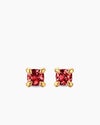 Micro Chatelaine® Stud Earrings in 18K Yellow Gold with Garnet, 4.8mm Micro Chatelaine® Stud Earrings in 18K Yellow Gold with Garnet, 4.8mm
