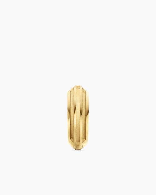 Mens Streamline® Hoop Earring in 18K Yellow Gold, 14mm