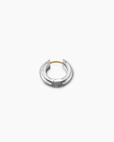 Armory® Hoop Earring in Sterling Silver, 14mm
