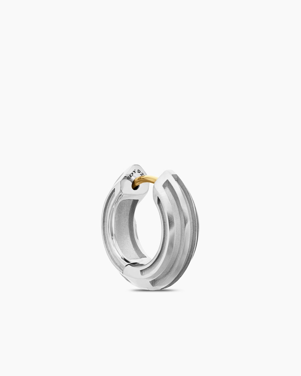 Créole Streamline® en argent sterling, 14 mm hommes