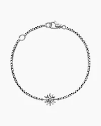 Starburst Kids Bracelet in Sterling Silver with Center Diamond