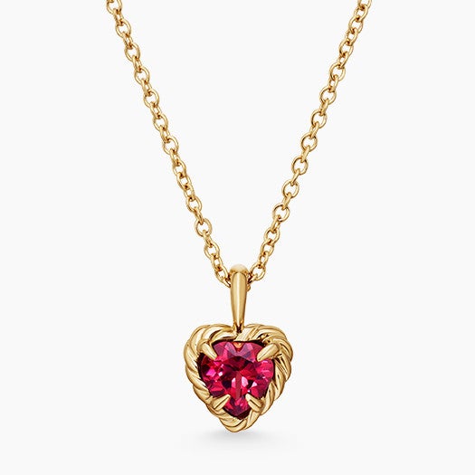 Cable Collectibles® Kids Heart Necklace in 18K Yellow Gold Cable Collectibles® Kids Heart Necklace in 18K Yellow Gold