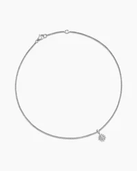 Albion® Kids Pendant Necklace in Sterling Silver with Morganite and Diamonds, 4mm