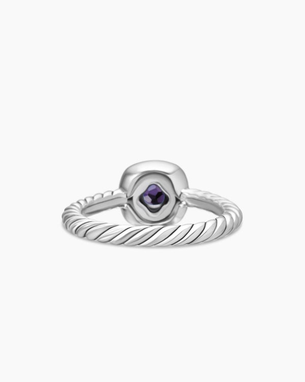 Bague Albion pour enfant en argent sterling avec diamants, 4 mm