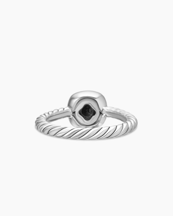 Albion Teen Ring in Sterling Silver with Diamonds, 4mm