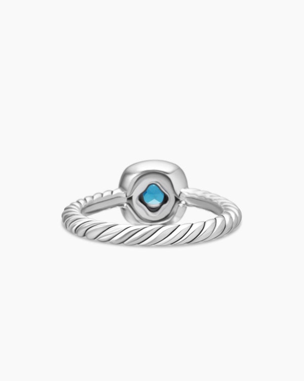 Bague Albion pour enfant en argent sterling avec diamants, 4 mm