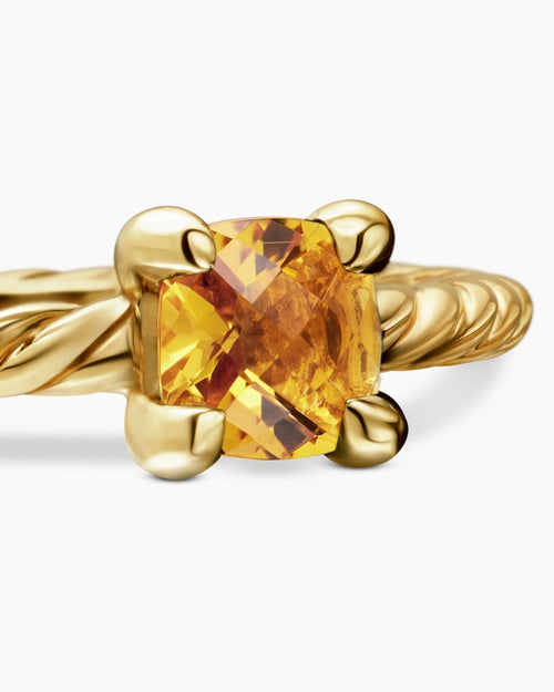 Chatelaine Teen Ring in 18K Yellow Gold, 4mm