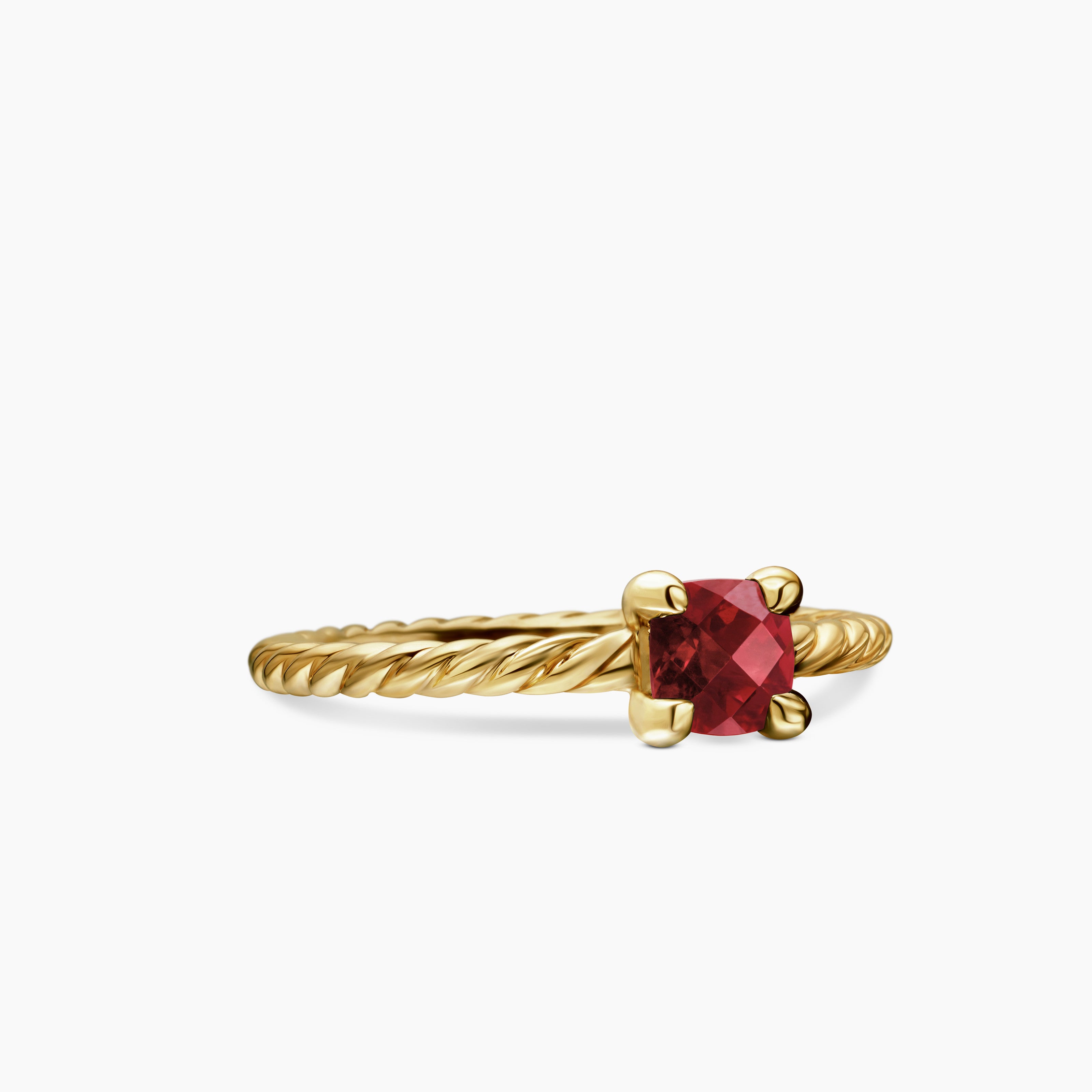 Chatelaine Teen Ring in 18K Yellow Gold, 4mm