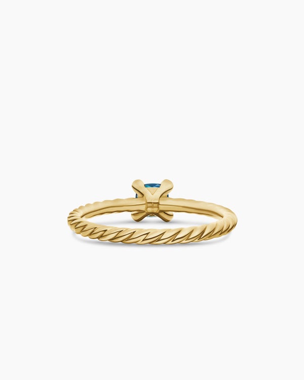 Chatelaine Teen Ring in 18K Yellow Gold, 4mm