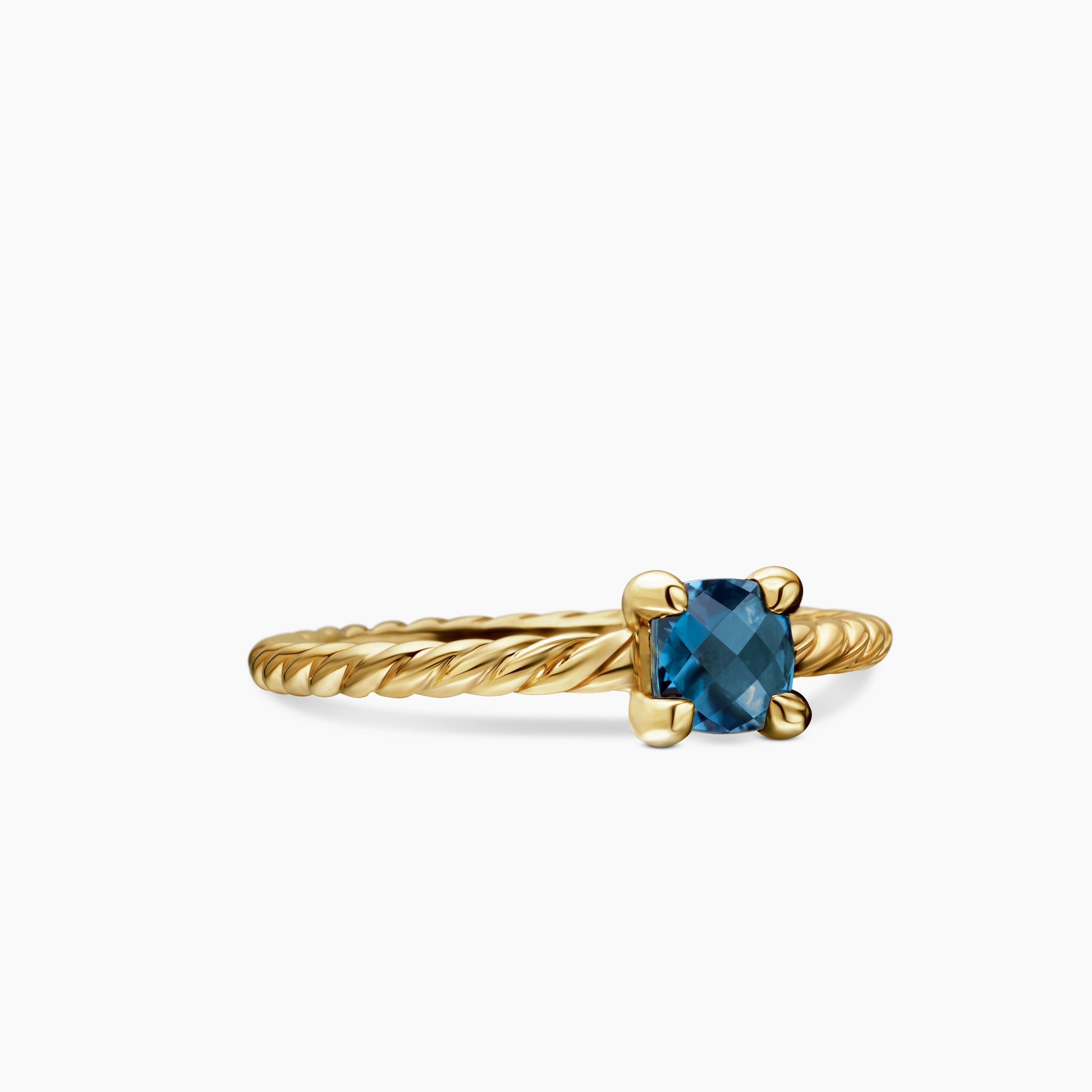 Chatelaine Teen Ring in 18K Yellow Gold, 4mm