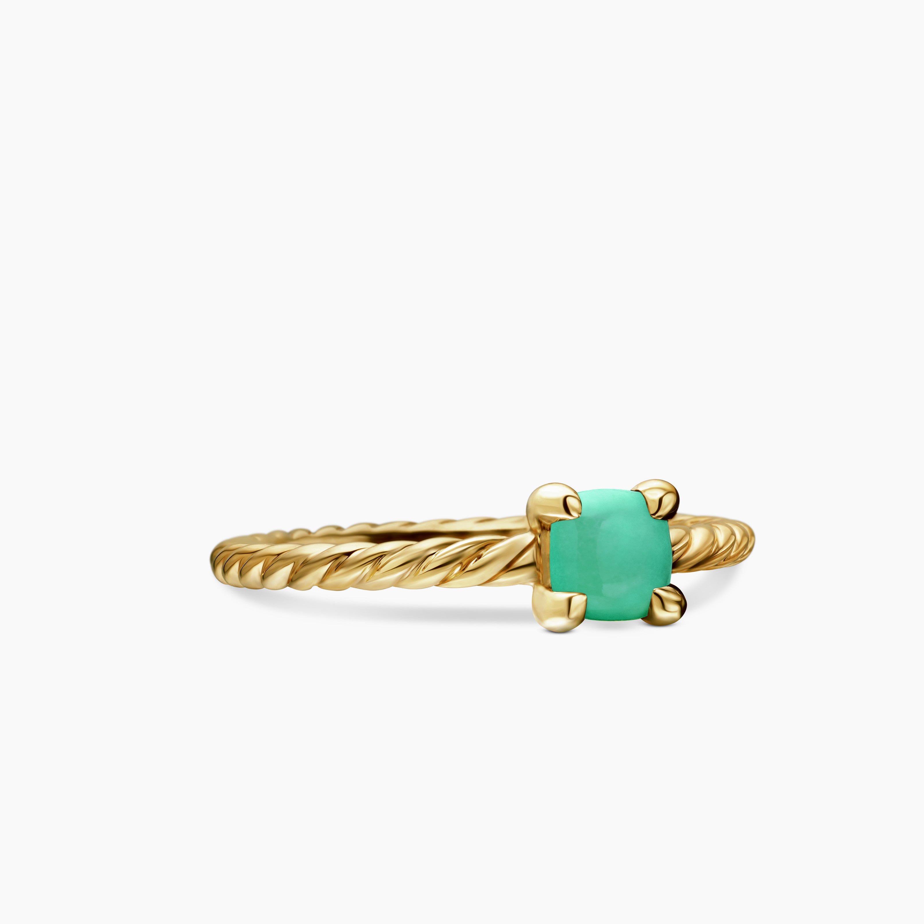 Chatelaine Teen Ring in 18K Yellow Gold, 4mm