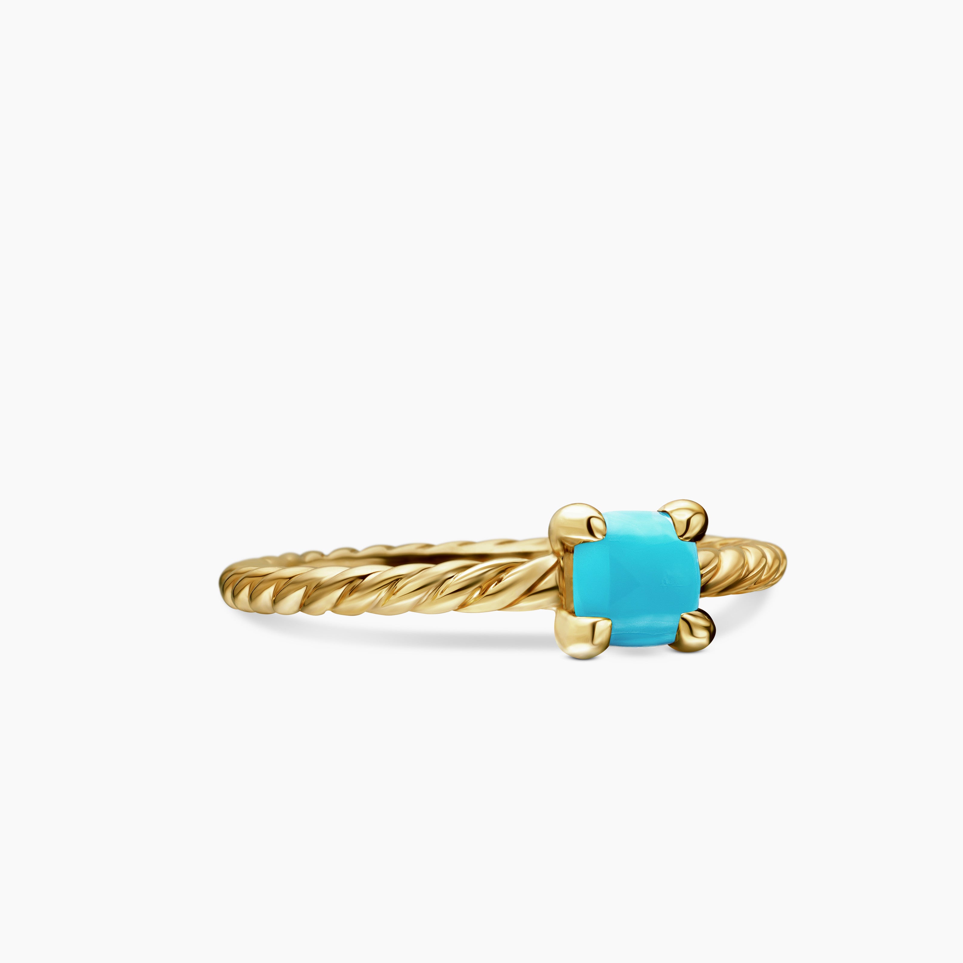 Chatelaine Teen Ring in 18K Yellow Gold, 4mm
