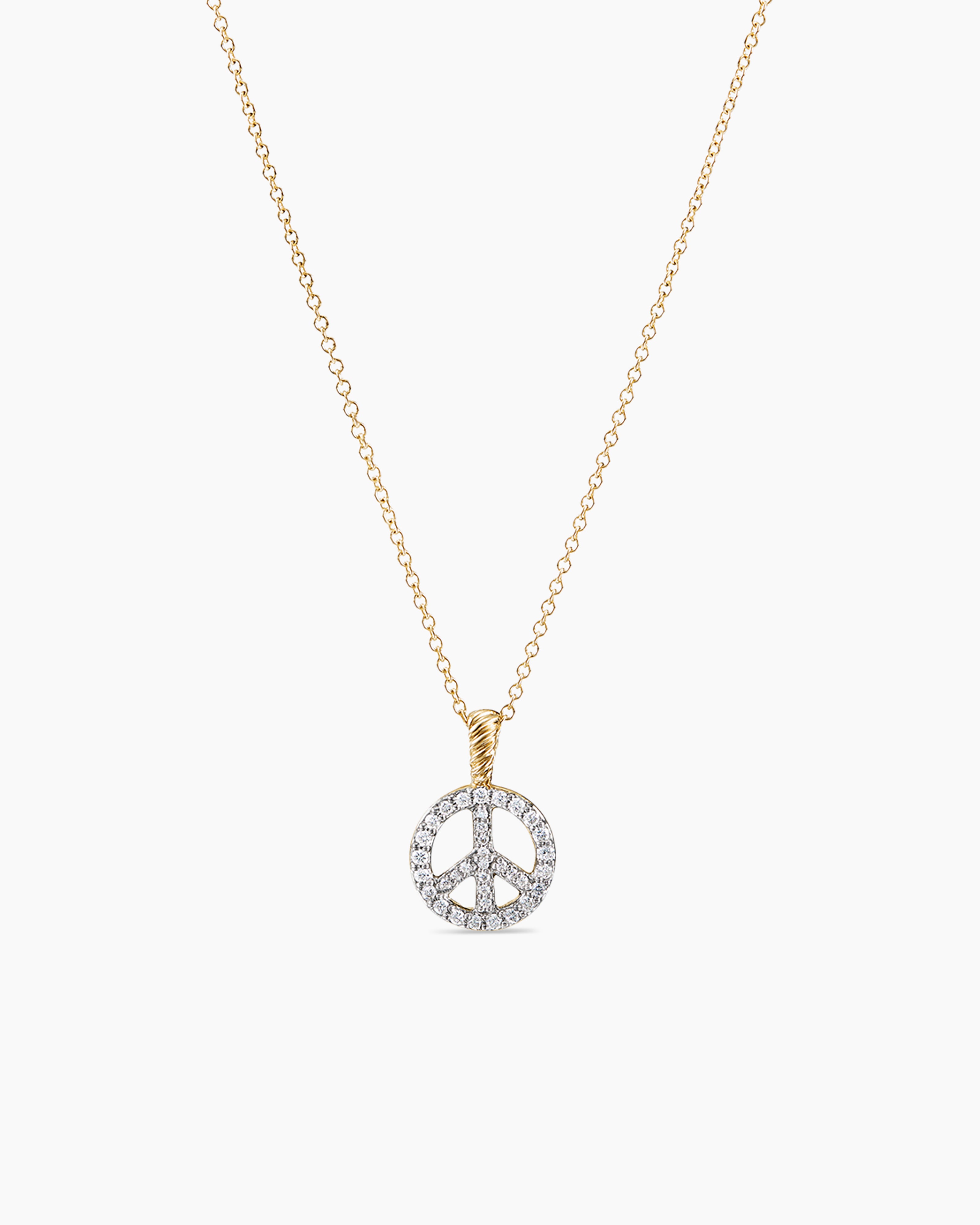 4pcs Peace Sign Necklace Men Women Peace And Love Stainless Steel Choker  Necklace | Fruugo BH