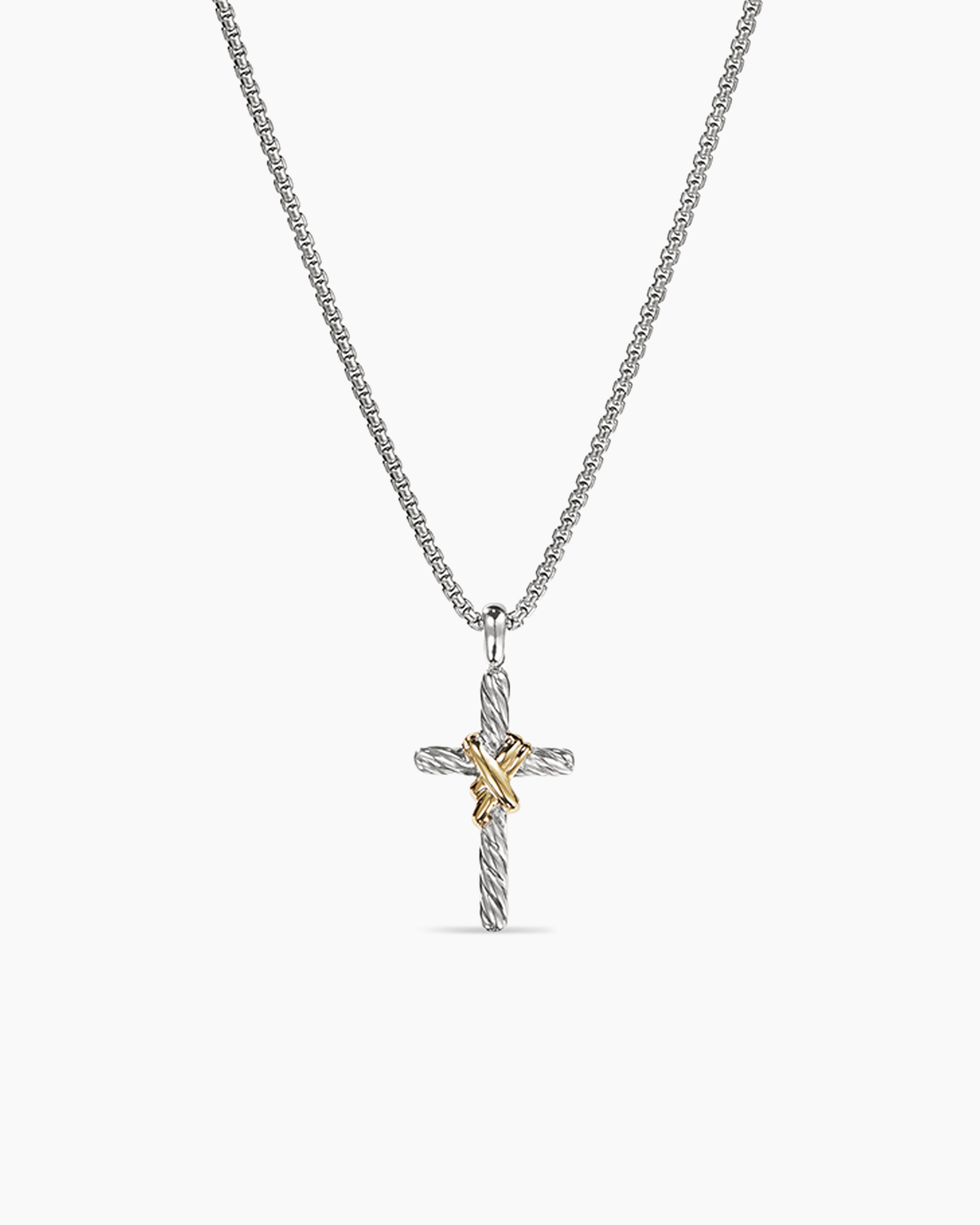 Sterling Silver Classic Cross Necklace | Hersey & Son Silversmiths