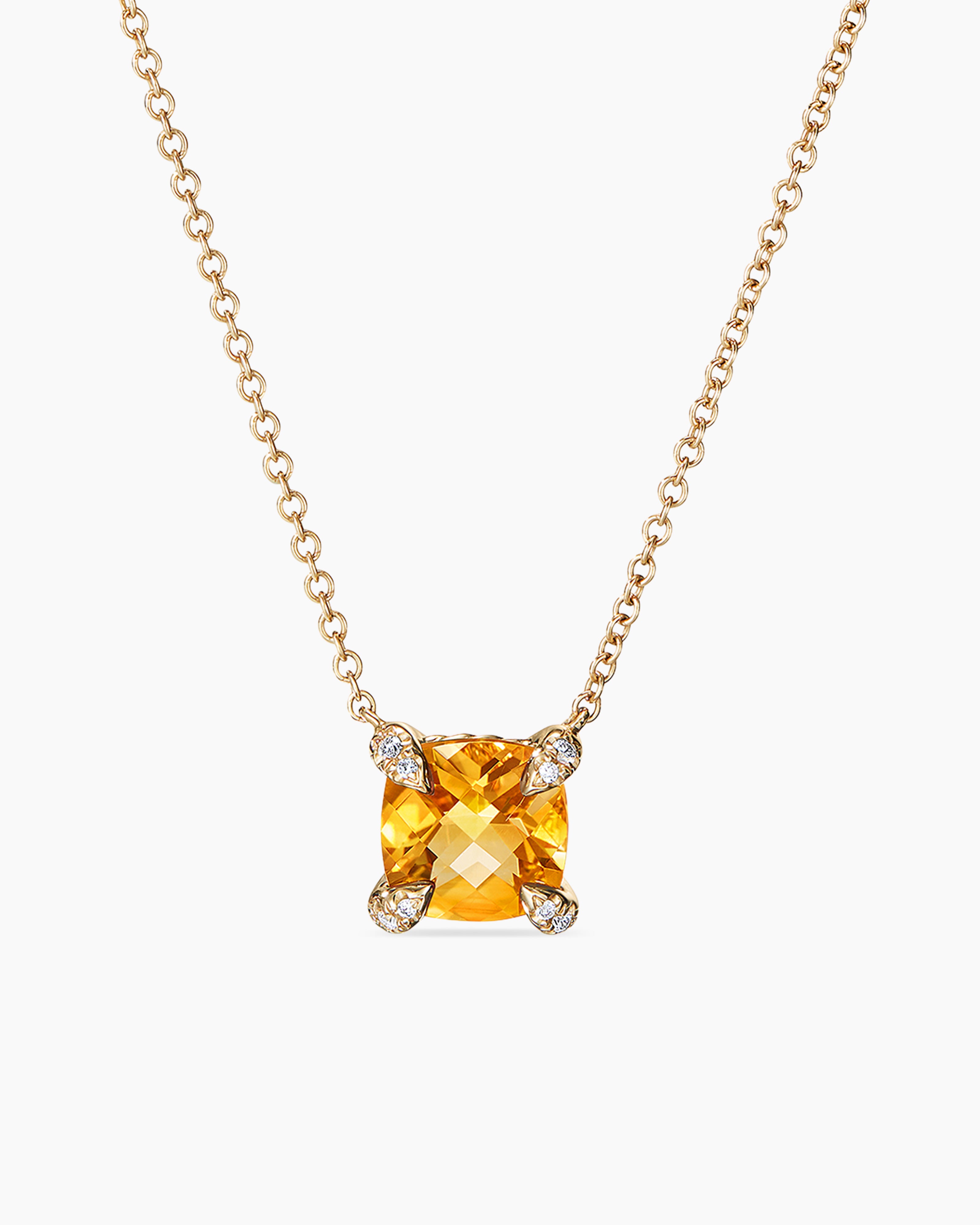 Petite Chatelaine® Pendant Necklace in 18K Yellow Gold with