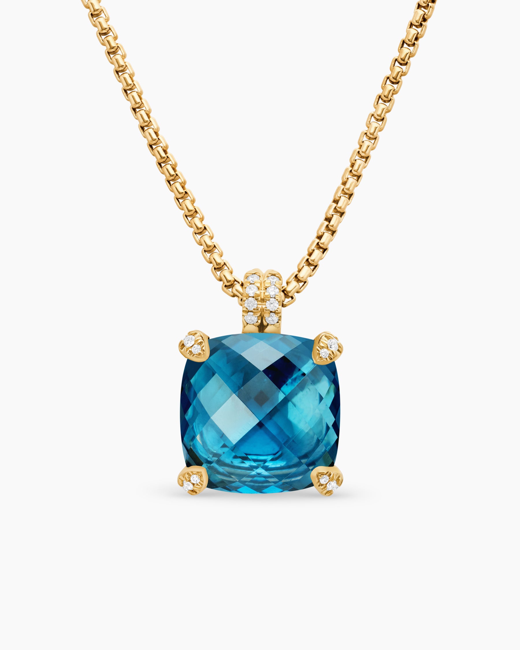 Jewelry Necklace 18Kyg Yellow Gold Blue #280440J88B Jewelry Necklace 18Kyg Yellow Gold Blue #280440J88B main image 4