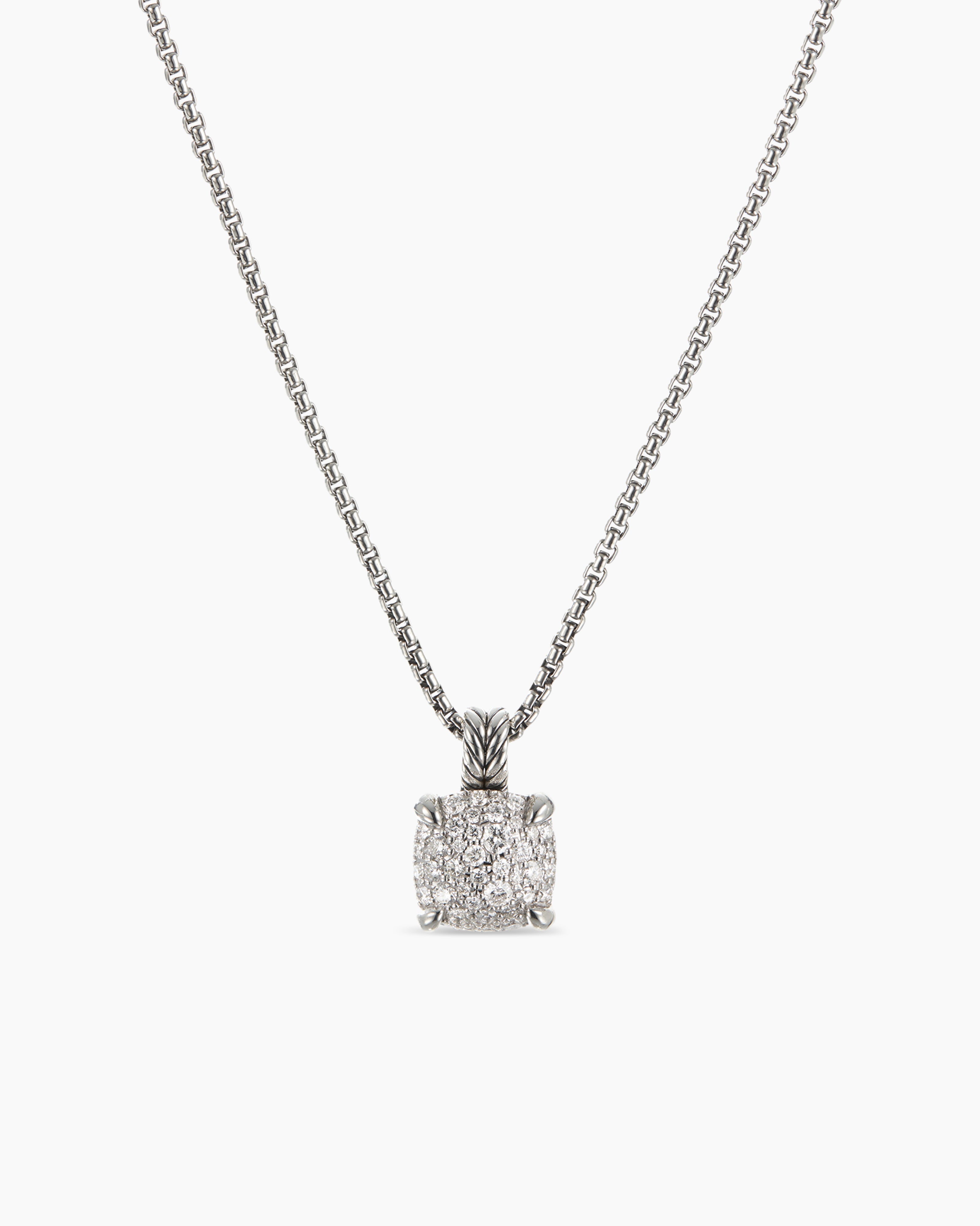 David Yurman Petite Chatelaine Necklace with Gemstones in Silver, 8mm in  2023 | Blue topaz pendant, Pearl pendant, Gemstones