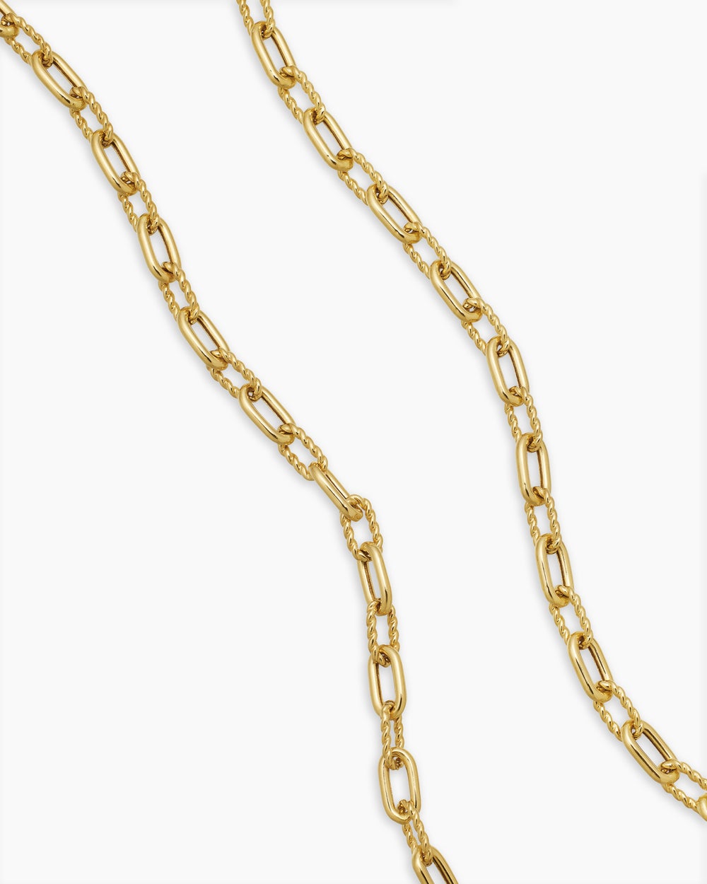 Womens DY Madison Chain Necklace in 18ct Yellow Gold, 3mm