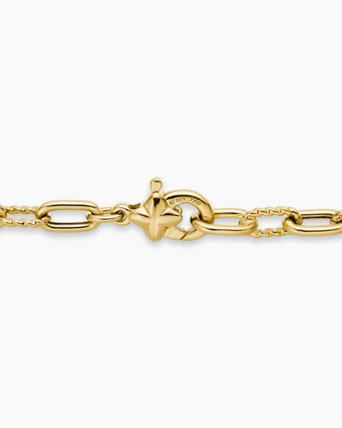 Womens DY Madison Chain Necklace in 18K Yellow Gold, 3mm