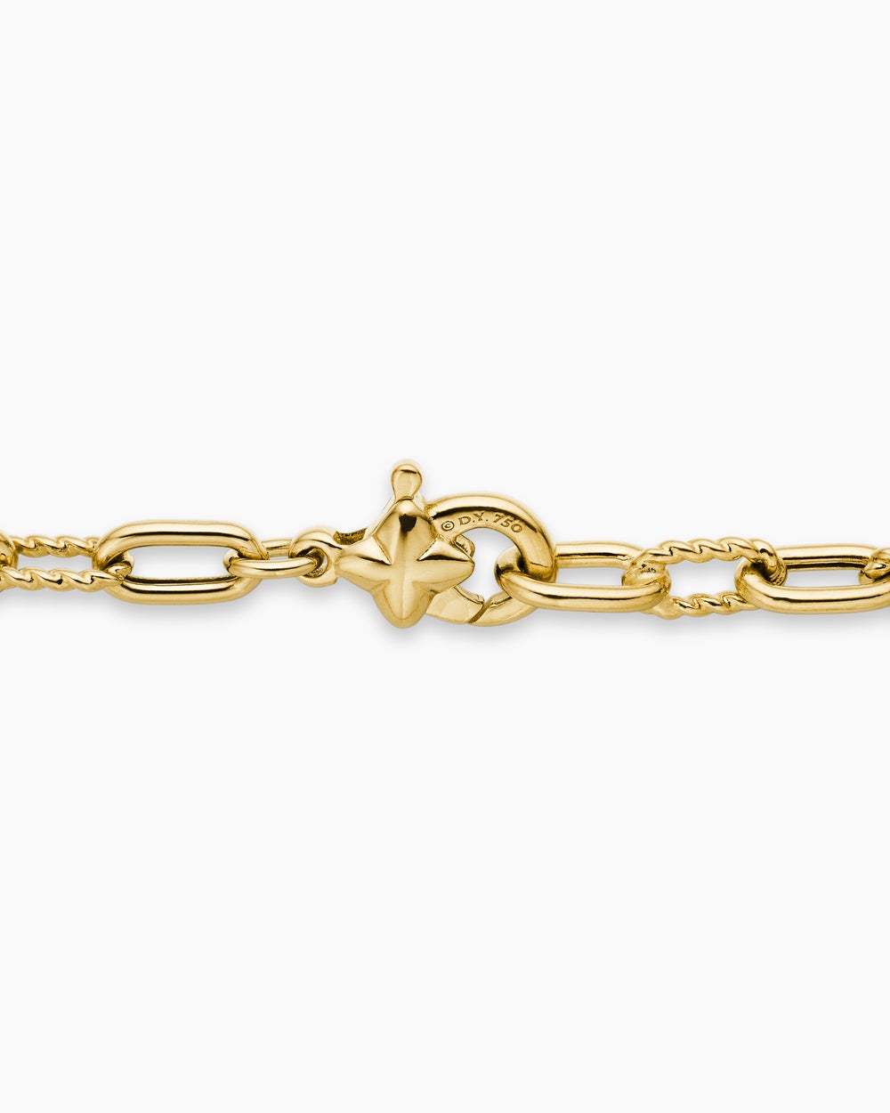 Womens DY Madison Chain Necklace in 18ct Yellow Gold, 3mm