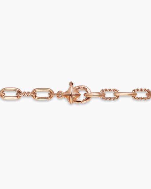 Womens DY Madison Chain Necklace in 18K Rose Gold, 3mm