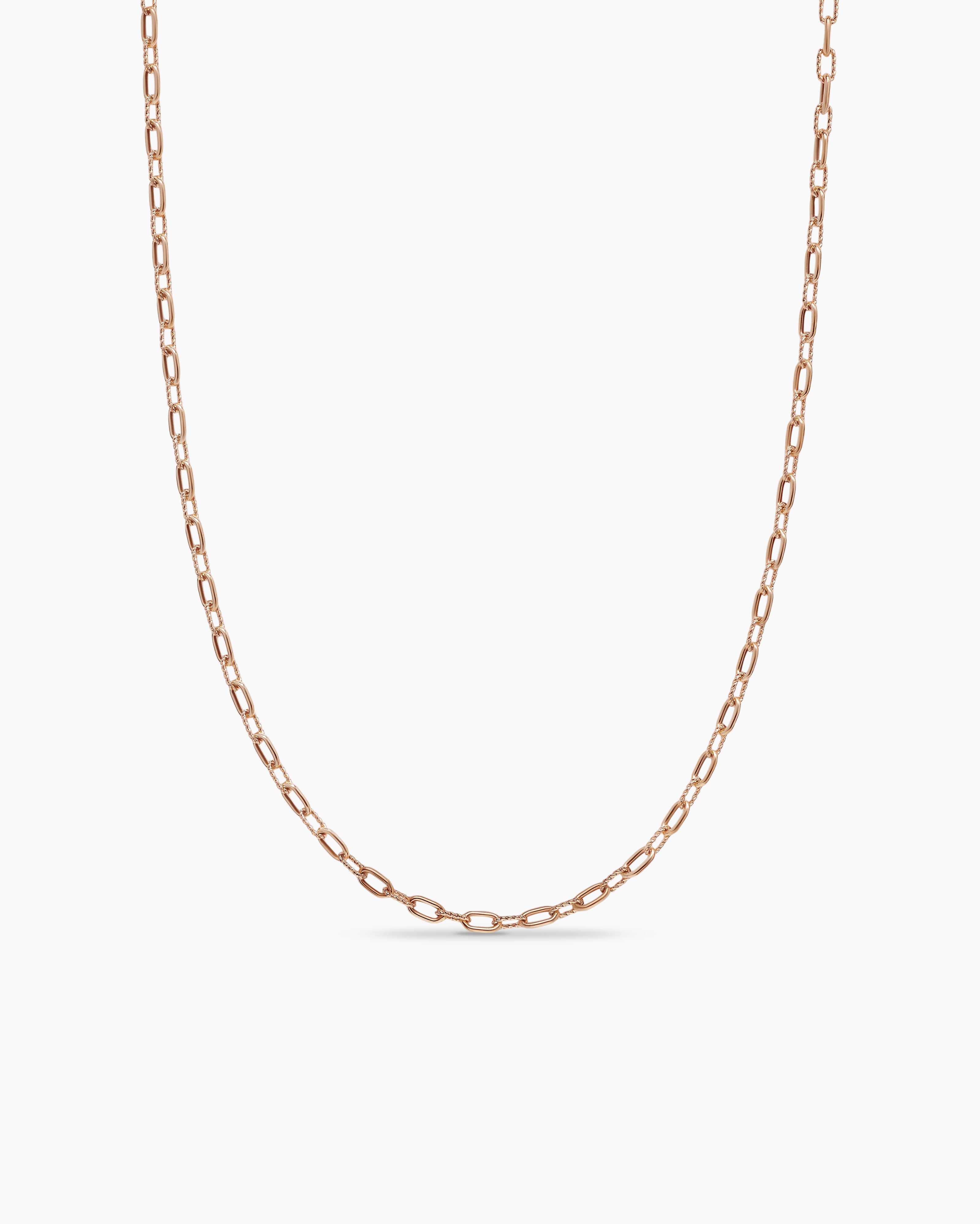 David Yurman Madison Chain Necklace in Sterling Silver with Diamond Toggle