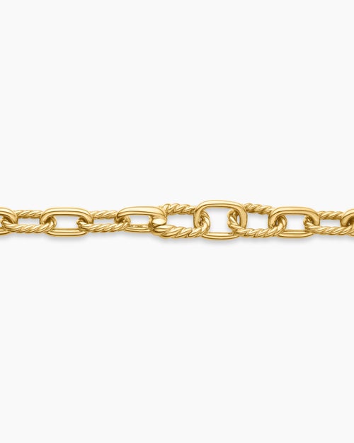 Womens DY Madison Chain Necklace in 18ct Yellow Gold, 6mm
