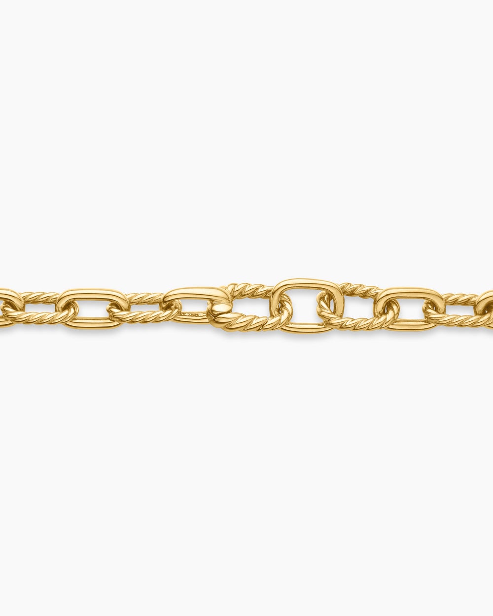 Womens DY Madison Chain Necklace in 18K Yellow Gold, 6mm