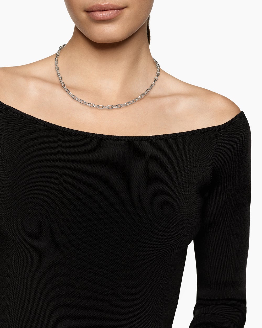 Womens DY Madison® Chain Necklace in Sterling Silver, 5.5mm