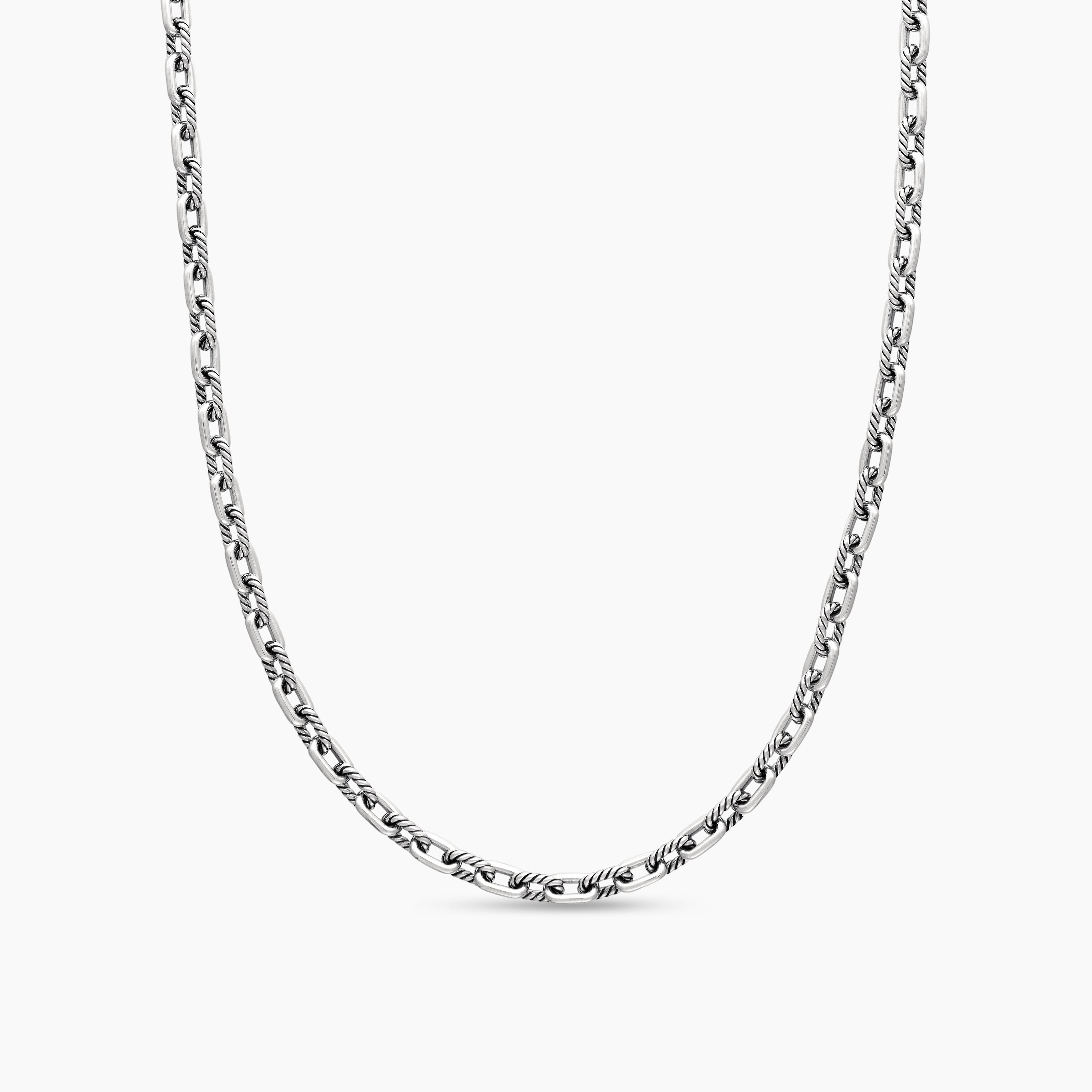 Womens DY Madison Chain Necklace in Sterling Silver, 5.5mm