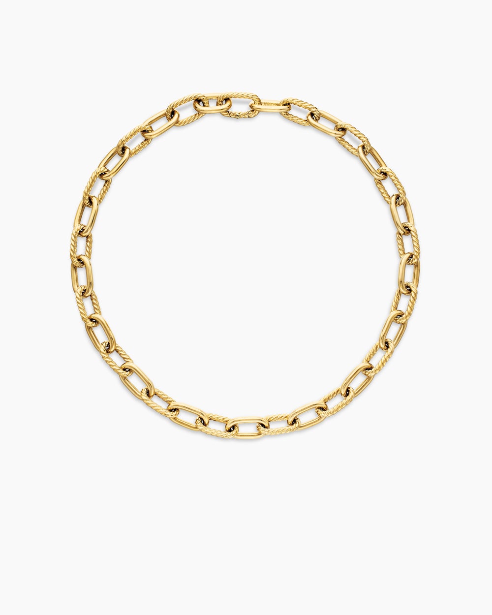 Womens DY Madison® Chain Necklace in 18K Yellow Gold, 11mm