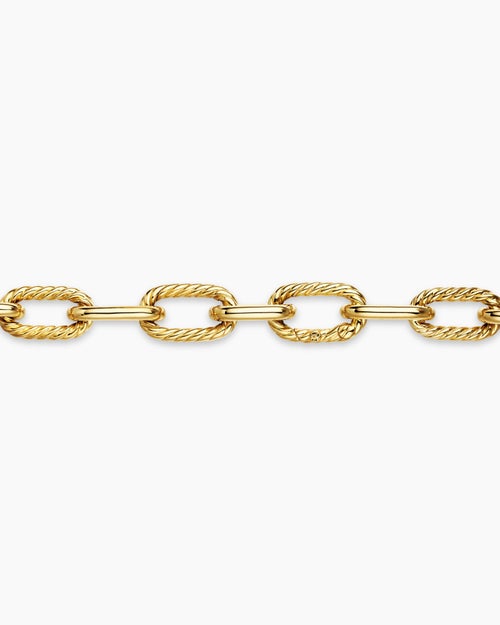 Womens DY Madison® Chain Necklace in 18ct Yellow Gold, 11mm