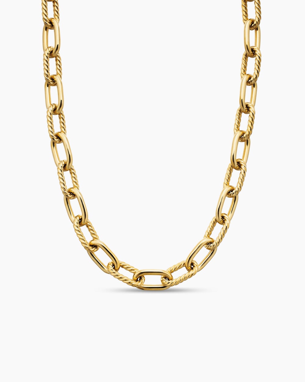 Womens DY Madison® Chain Necklace in 18K Yellow Gold, 11mm