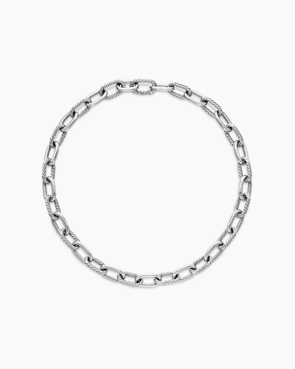 Womens DY Madison Chain Necklace in Sterling Silver, 11mm