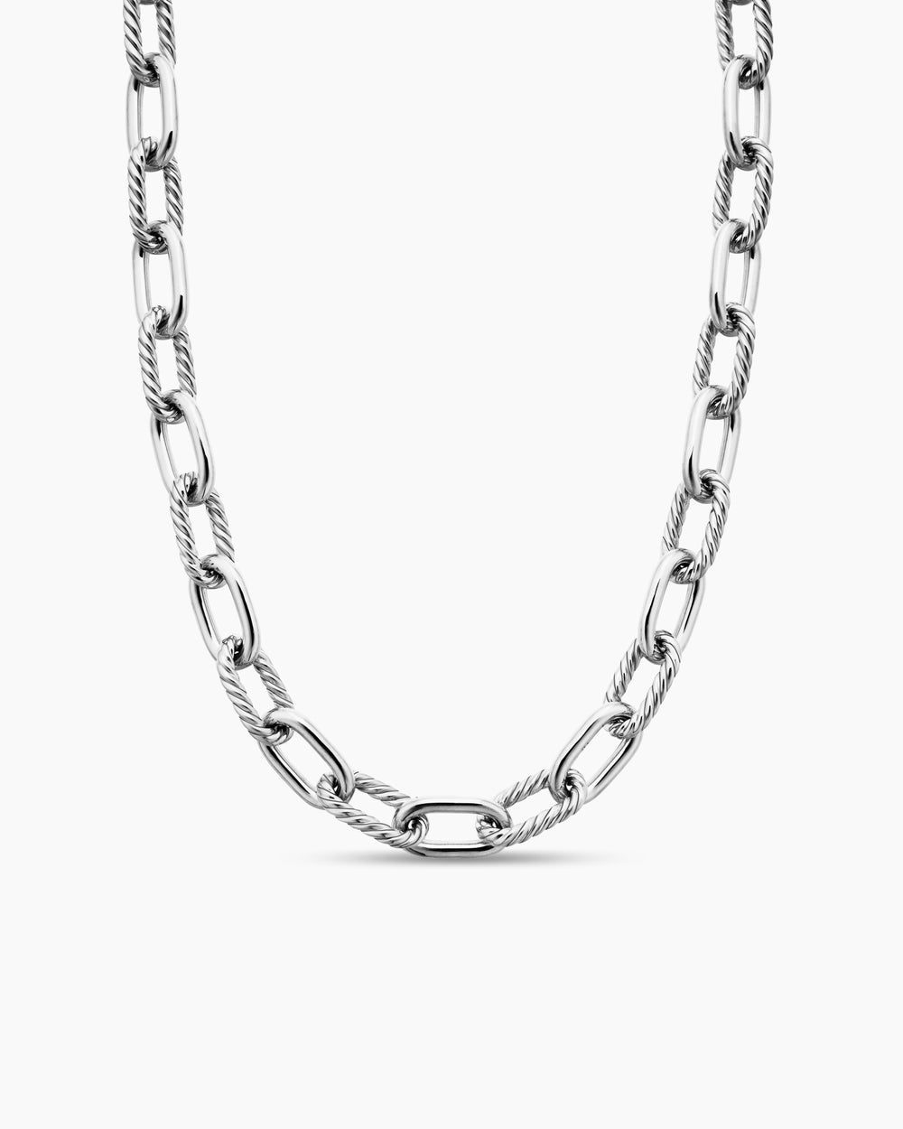 Womens DY Madison Chain Necklace in Sterling Silver, 11mm