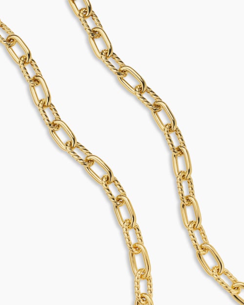 Womens DY Madison® Chain Necklace in 18K Yellow Gold, 8.5mm