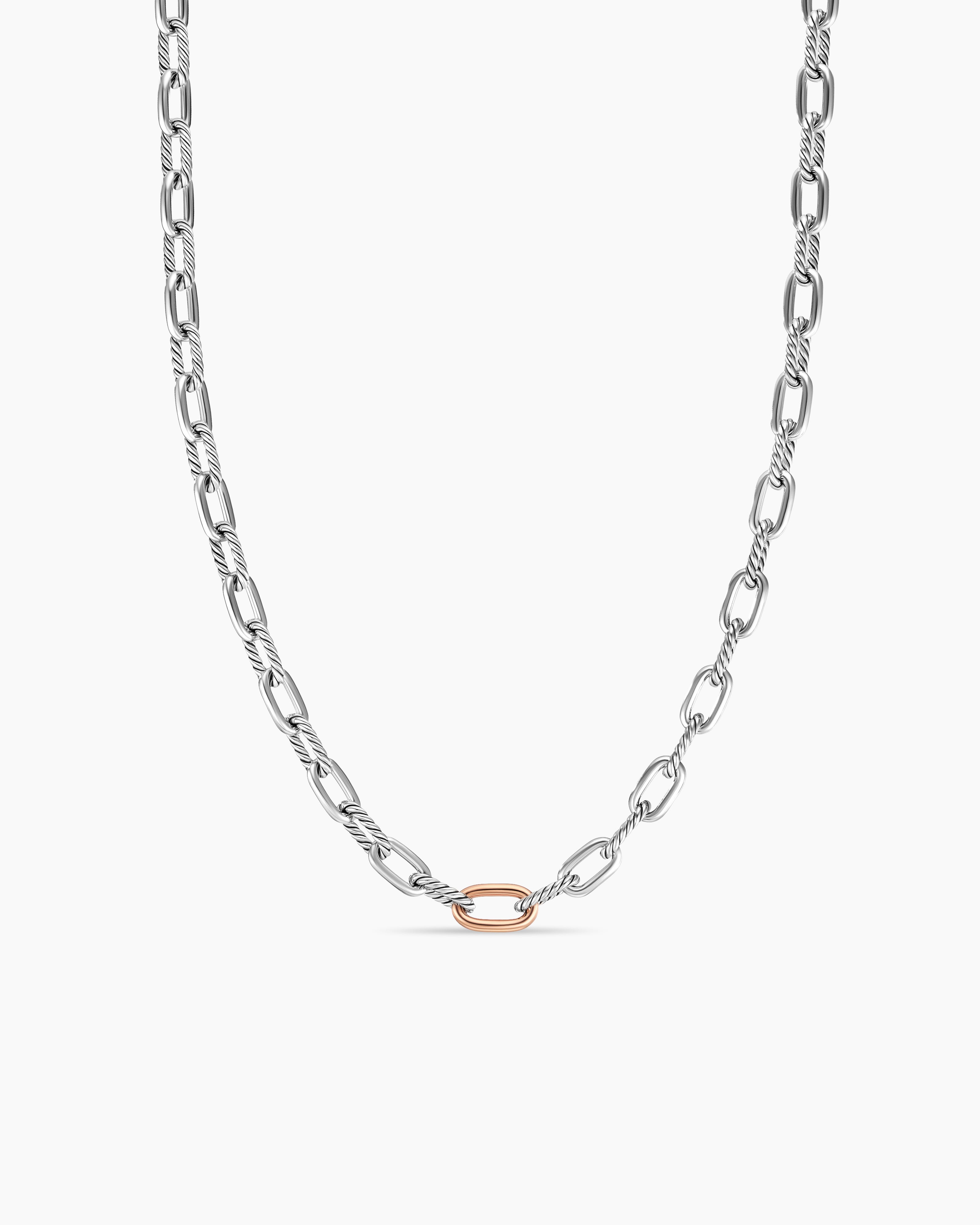David Yurman Madison Toggle Chain Necklace in Sterling Silver – Bailey's  Fine Jewelry