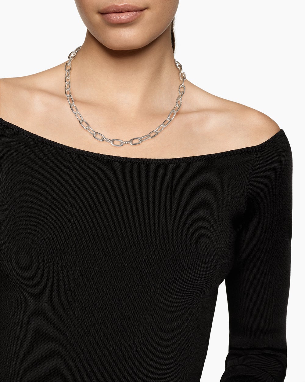Womens DY Madison® Chain Necklace in Sterling Silver, 8.5mm