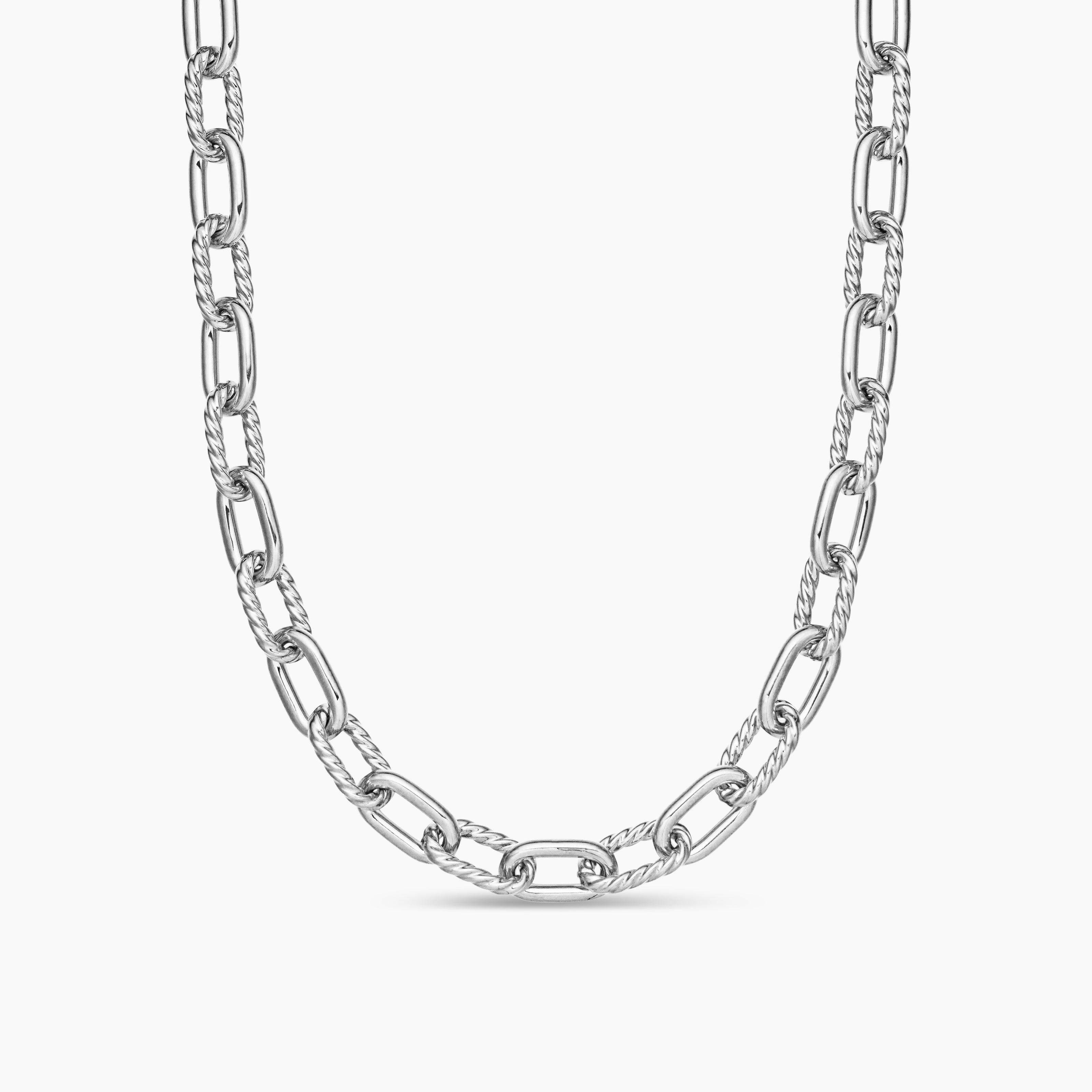 Womens DY Madison Chain Necklace in Sterling Silver, 8.5mm