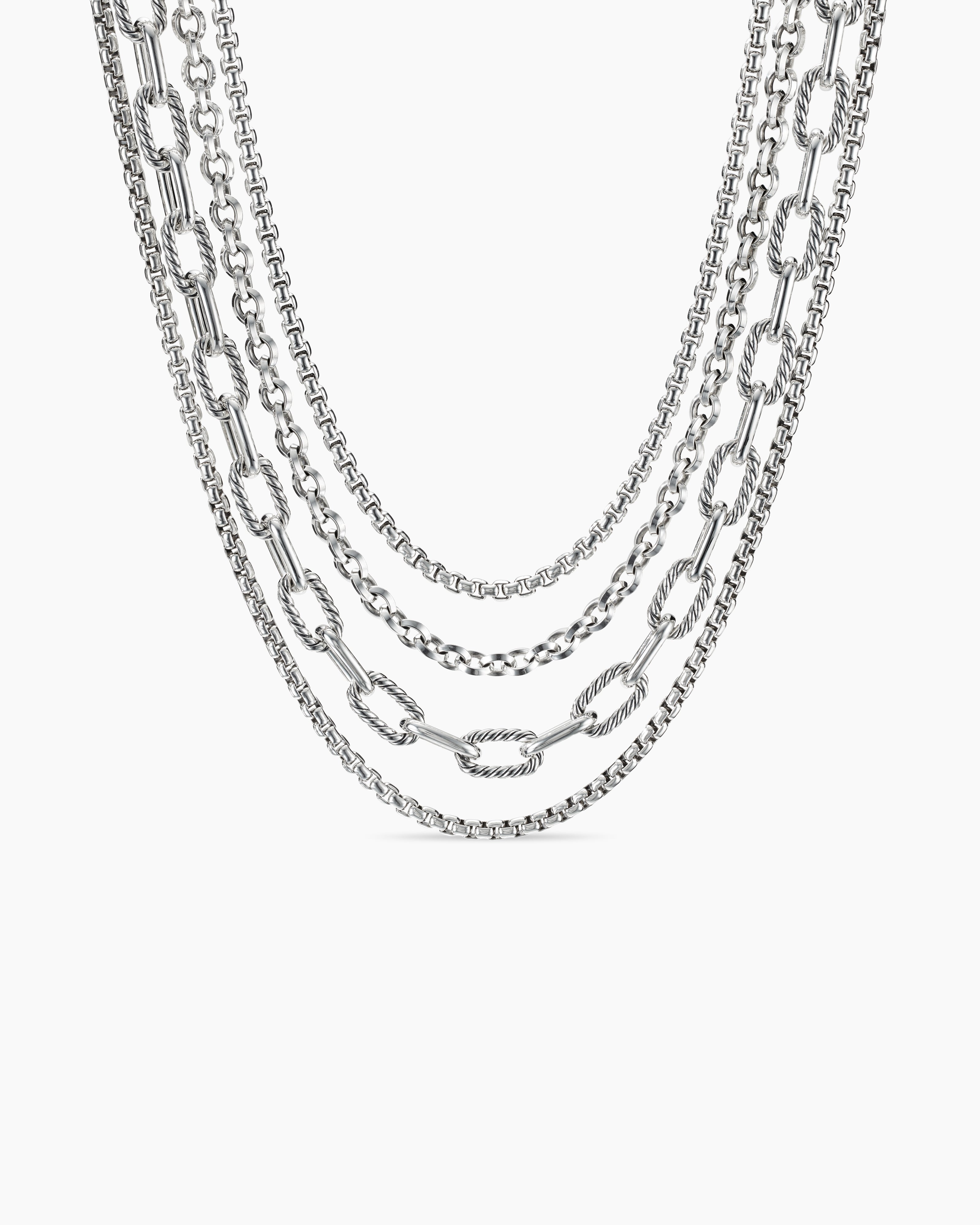 Iconic Triple Chains Necklace