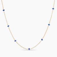 Cable Collectibles® Ribbon Necklace in 18K Rose Gold with Pavé