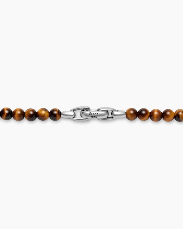 Spiritual Beads Necklace with Sterling Silver, 5mm