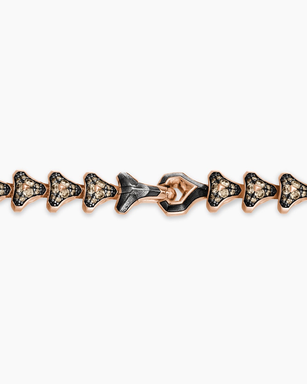 Mens Armory Necklace in 18K Rose Gold, 9.5mm