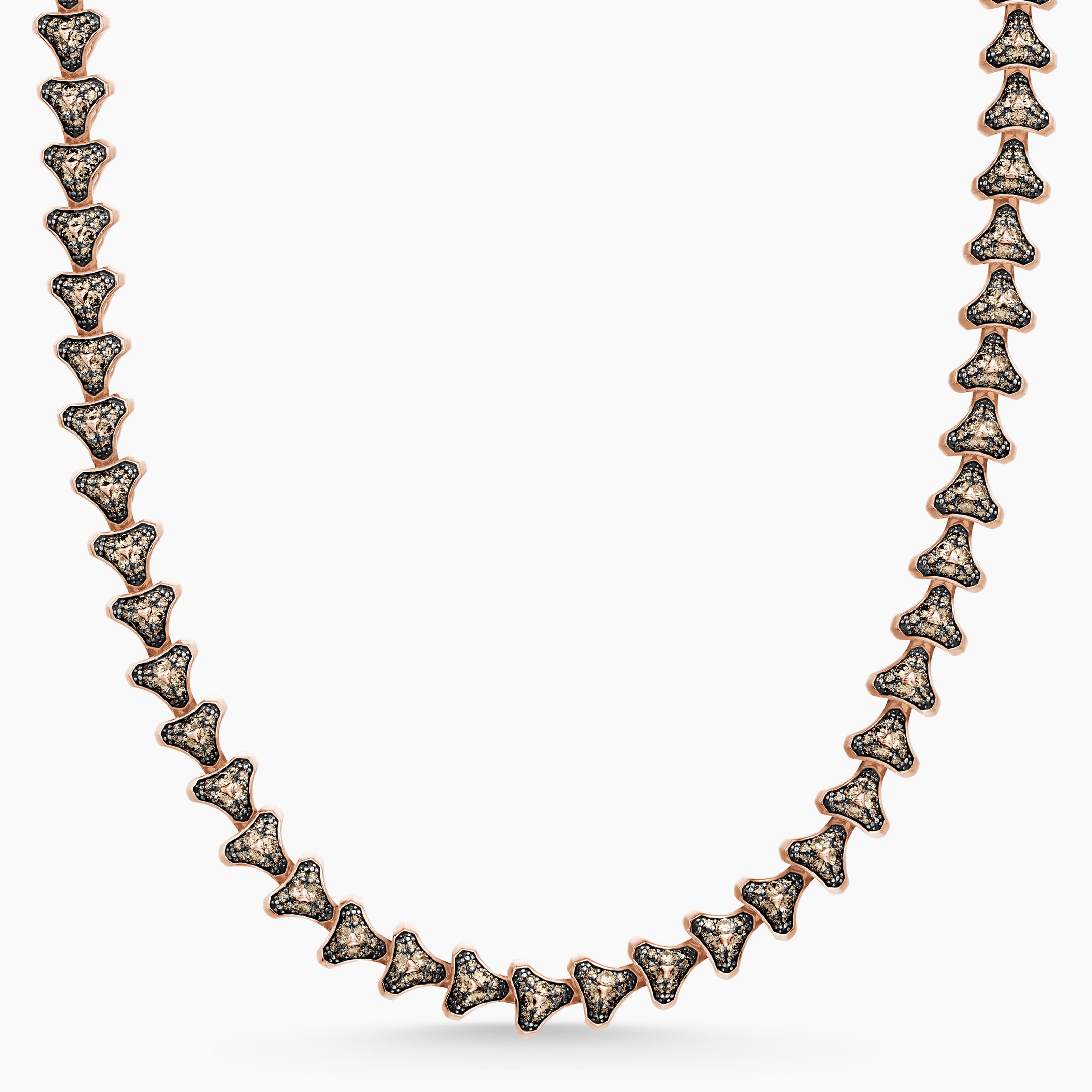 David Yurman Men's Armory Necklace in 18K Rose Gold