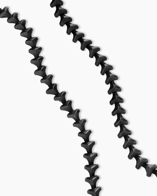 Mens Armory® Necklace in Black Titanium, 9.5mm